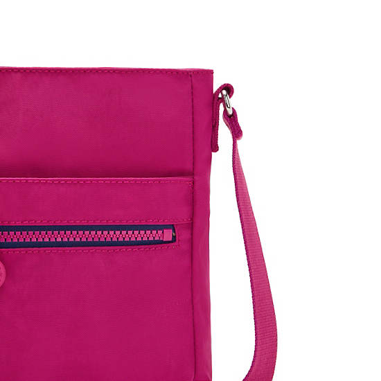 Kipling New Angie Mote Crossbody Veske Rosa Fuchsia | NO 2024WN